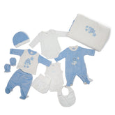 9-PIECE BABY Boy Winter LAYETTE SET by Pompelo